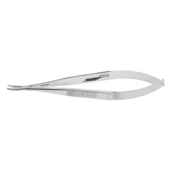 Castroviejo Needle Holder, Standard Jaws, Curved W/Lock - S6-1055



