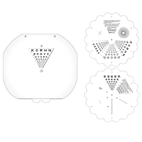 GL Phoropter Roto Chart Portuguese & French GL Phoropter Roto Chart Portuguese & French