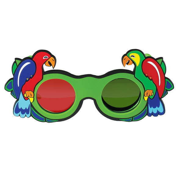 Parrot Fun Frames Red/Green Anaglyph Lenses