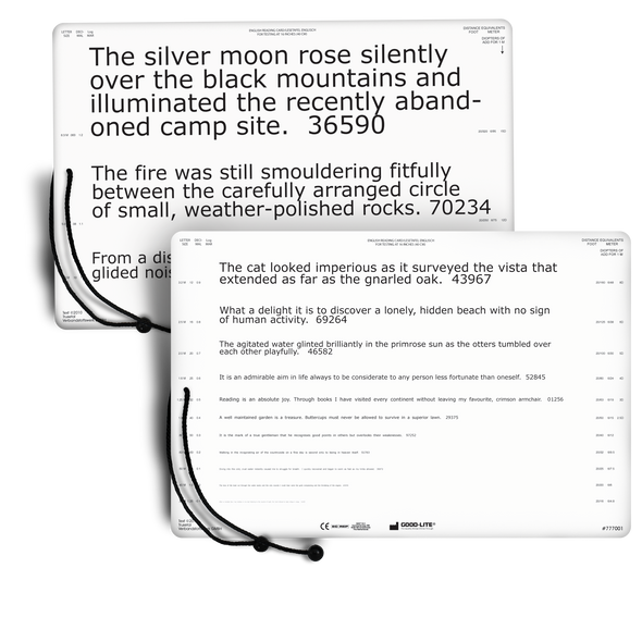 GL English Continuous Text Near