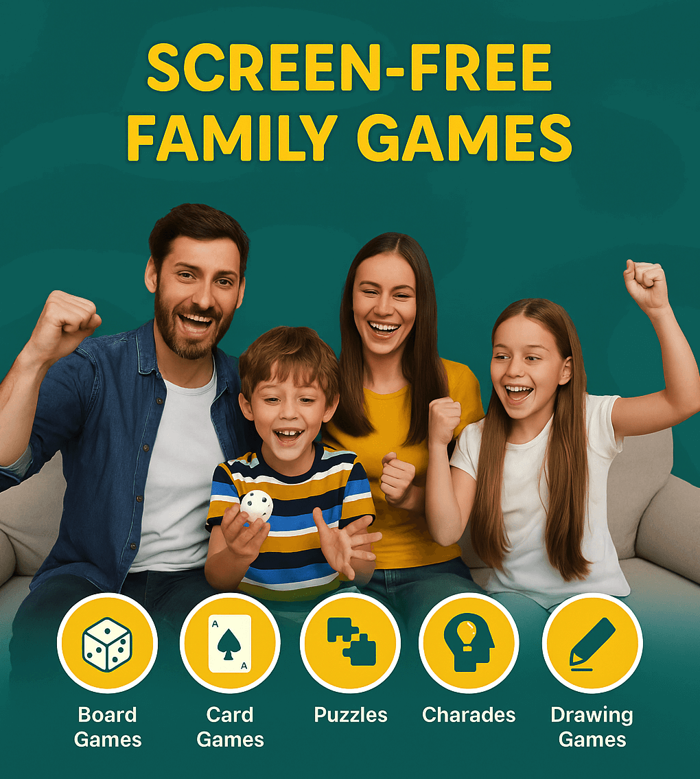 7 Screen-Free Games Your Kids Will Actually Love