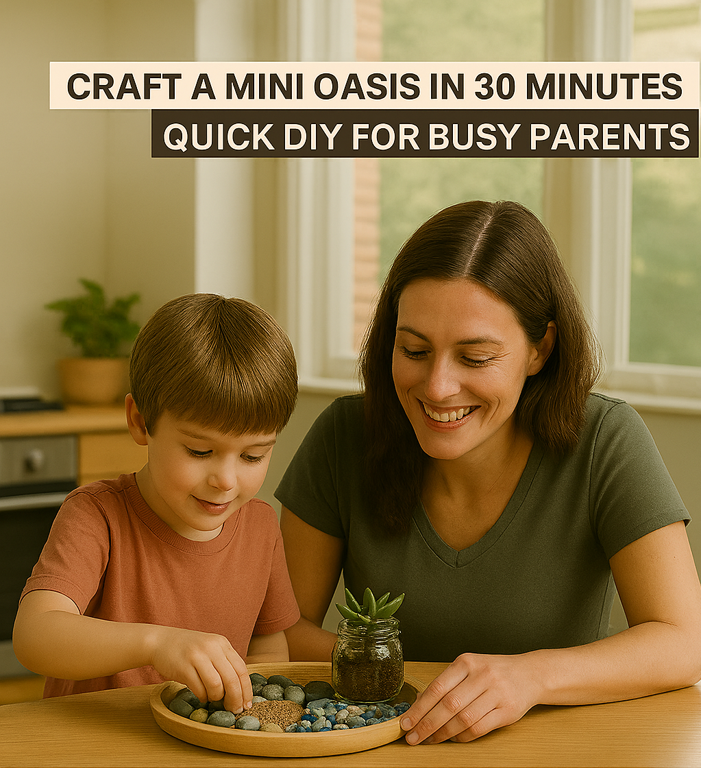 Craft a Mini Oasis in 30 Minutes: Quick DIY for Busy Parents