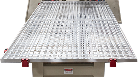 aluminum universal grid table system