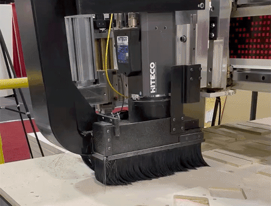 dust collection system for wood router