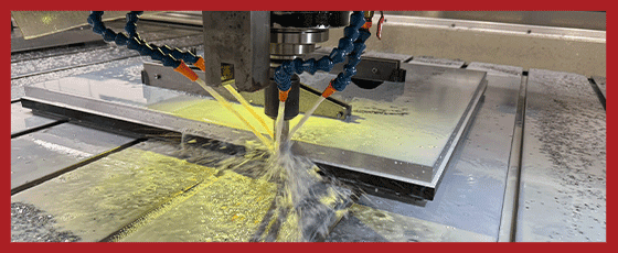 routing steel on a VGM machine