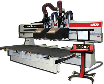 KOMO's Fusion 1205 twin table machining center