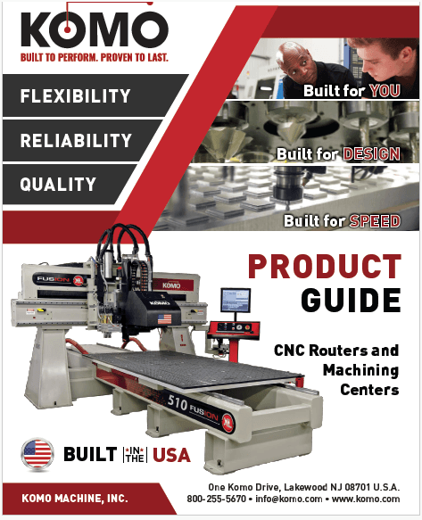 komo product guide - see the komo line of cnc routers.