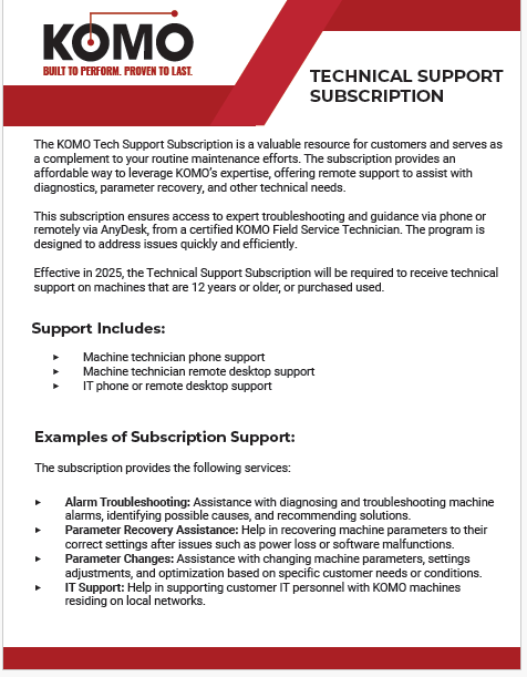 thumbnail image of technical support flyer