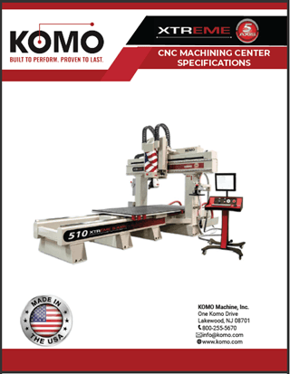 xtreme 5-axis cnc machine brochure cover