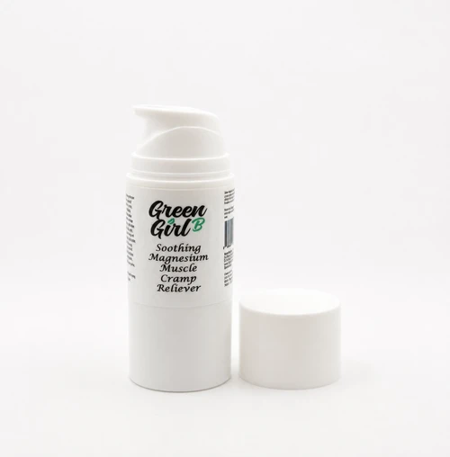 Magnesium Muscle Cramp Reliever – front product view on a bright white background