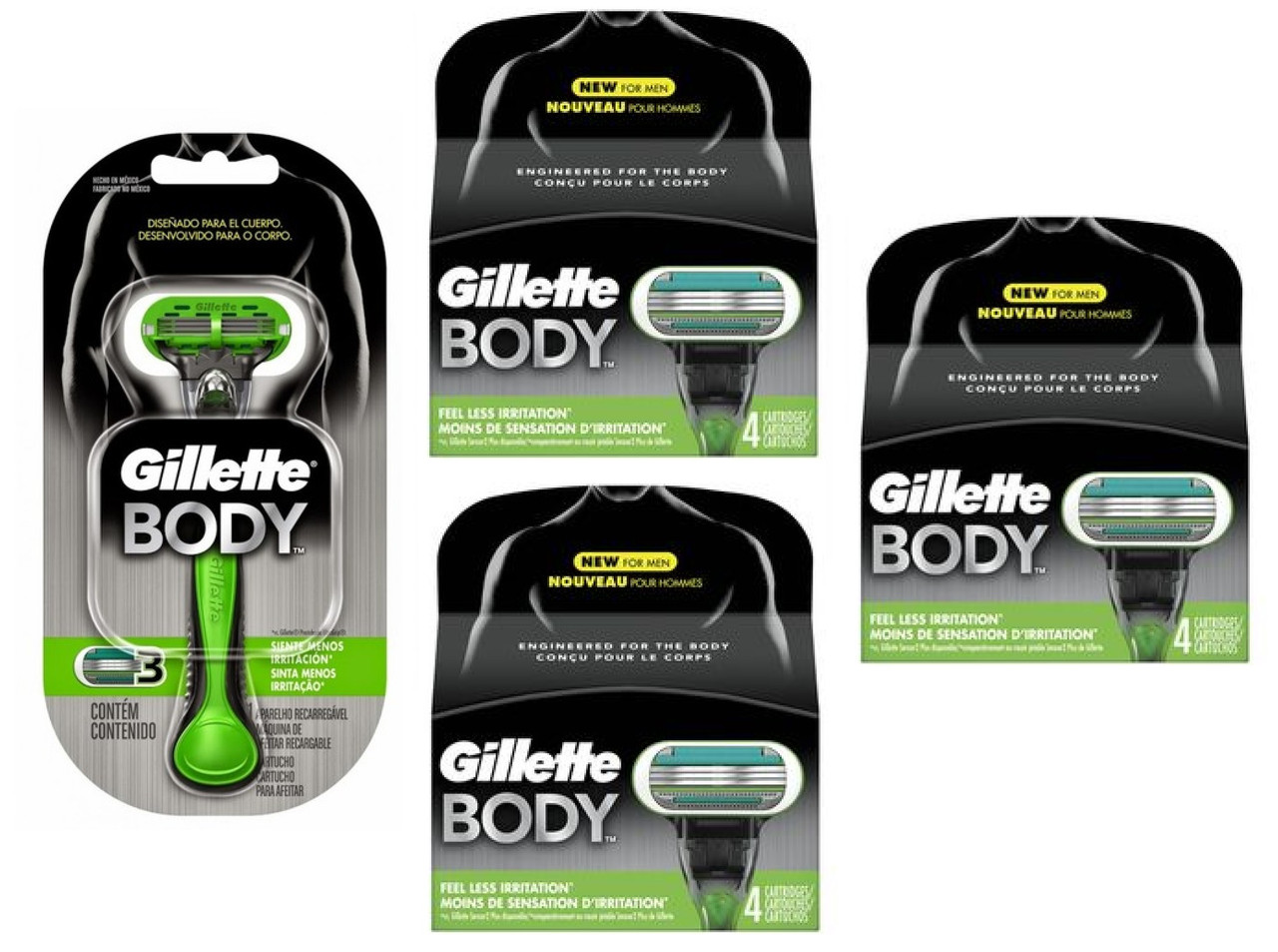 Gillette body cartridge Clearance