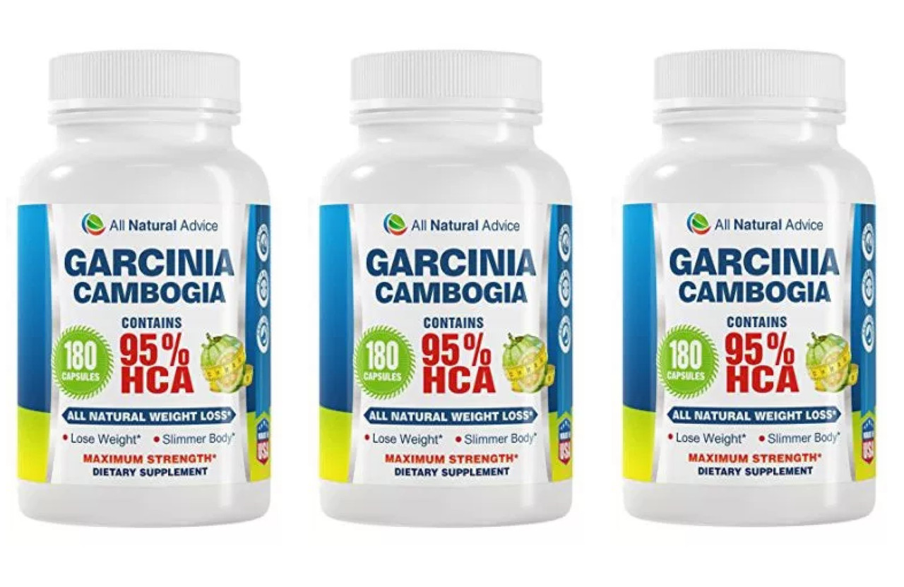 95 Hca Garcinia Cambogia Extract 180 Capsules All Natural Ingredients New From All Natural 5956