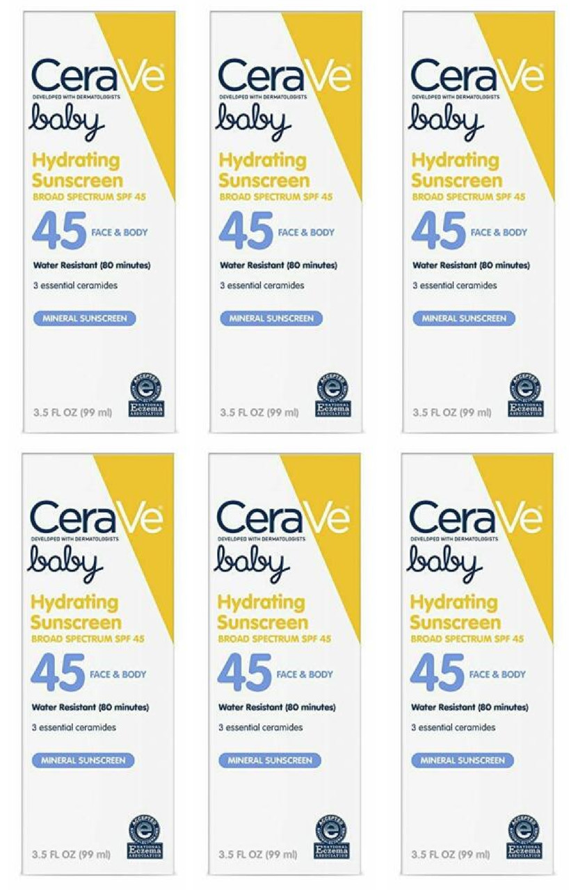 cerave baby sunscreen lotion spf 45