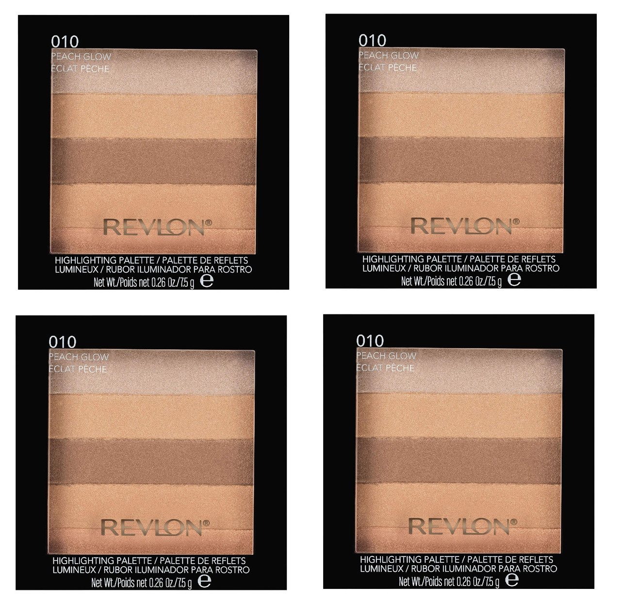 Revlon Highlighting Palette, #010 Peach 4) - Razors Direct