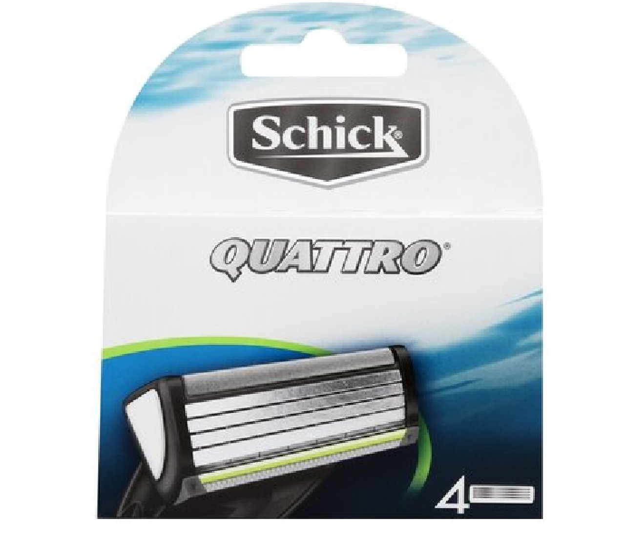 Schick Quattro for Men Refill Blade Cartridges, 4 ct