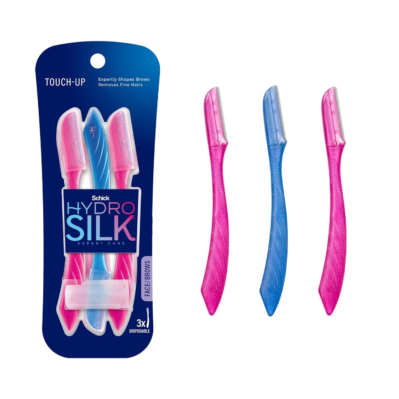 Schick Hydro Silk Touch-Up Disposable Razors, 3 ct - Razors Direct