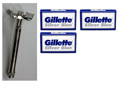 Gillette 365 Stainless Steel Double Edge Safety Razor Blades, 5 Blades —  Maggard Razors