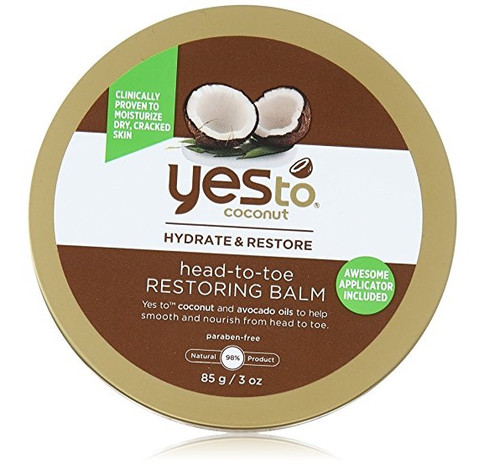 Yes To Coconut Hydrate & Restore Head-to-toe Restoring Balm, 3 Oz