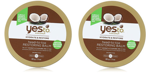 Yes To Coconut Hydrate & Restore Head-to-toe Restoring Balm, 3 Oz (Pack of 2)