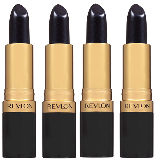Revlon Super Lustrous Lipstick, Street Chic, Pearl #043 Midnight Mystery (Pack of 4)