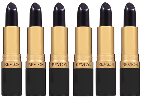 Revlon Super Lustrous Lipstick, Street Chic, Pearl #043 Midnight Mystery (Pack of 6)