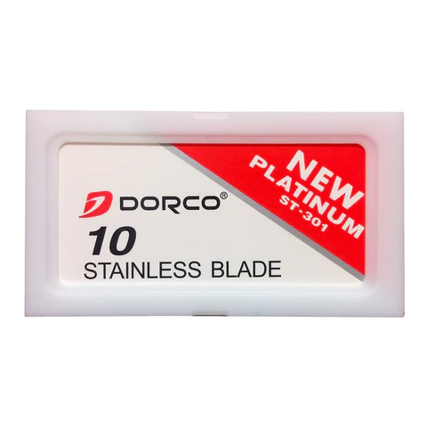Dorco ST301 Stainless Double Edge Blades, 50 ct
