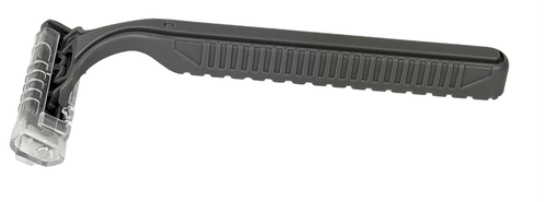 Dual Blade Disposables Grey with Lube Strip - 10 razors