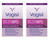 Vagisil Maximum Strength Anti Itch Medicated Wipes, Instant Relief From Intense Itch, 12 Disposable Wipes (Pack of 2)