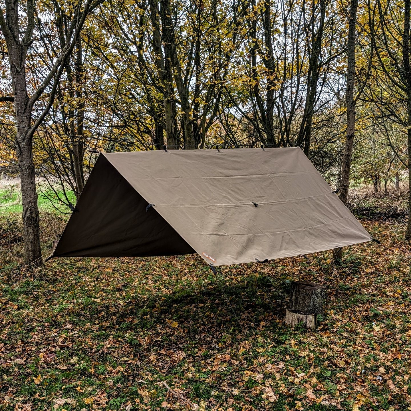 Waxed 覚める Canvas Tarp 3×3