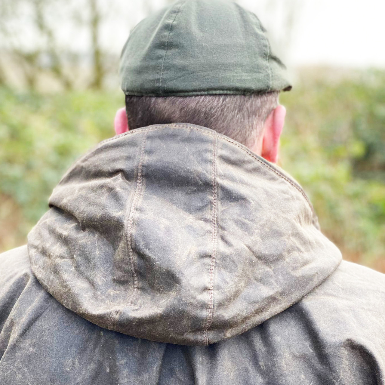 Waxed Cotton Canvas Poncho