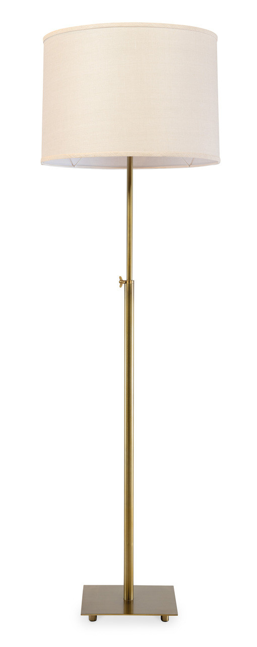 Telescoping shop floor lamp