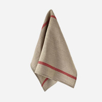 Linen Lined Kitchen Cloth, N/Red