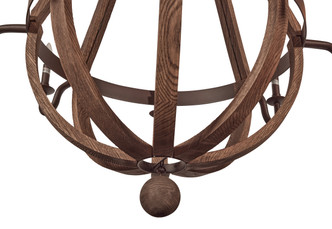 Wine Barrel Chandelier 8 Arms