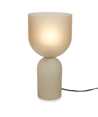 Wide Top Smoke Color Luxury Lamp - Large