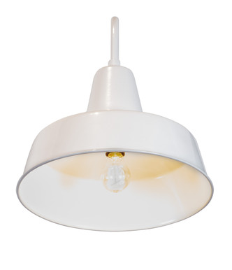 Retro Rondeau Sconce, White