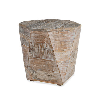 White Wash Wooden Side Table