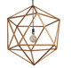 Wooden Polyhedron Natural Large