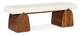 Chait Bench W/Teak  Wood