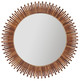 Mirror w/ Wooden Roller Pin Frame - Large