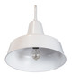 Retro Rondeau Sconce, White