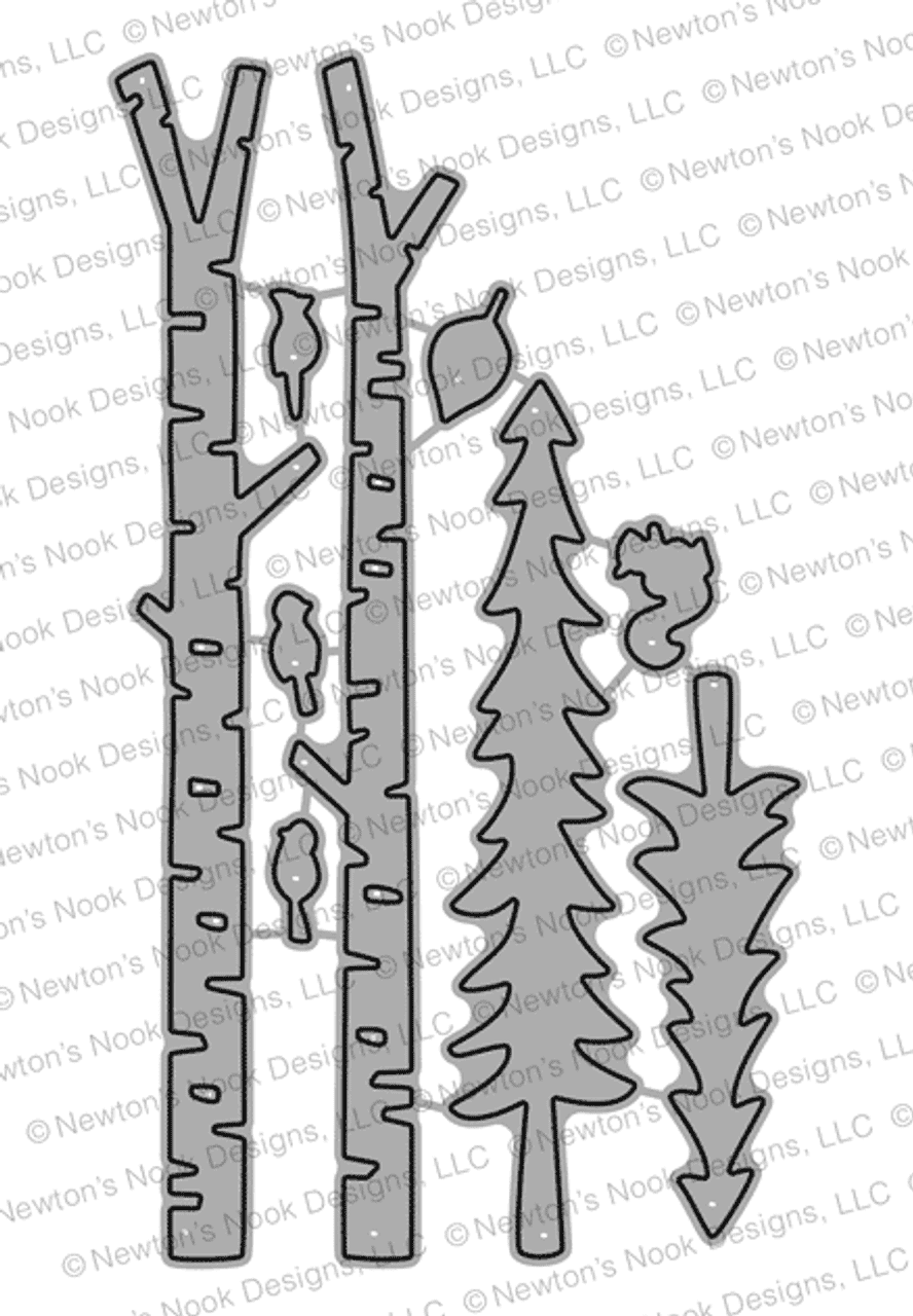 Birch Forest Mini Craft Stencils