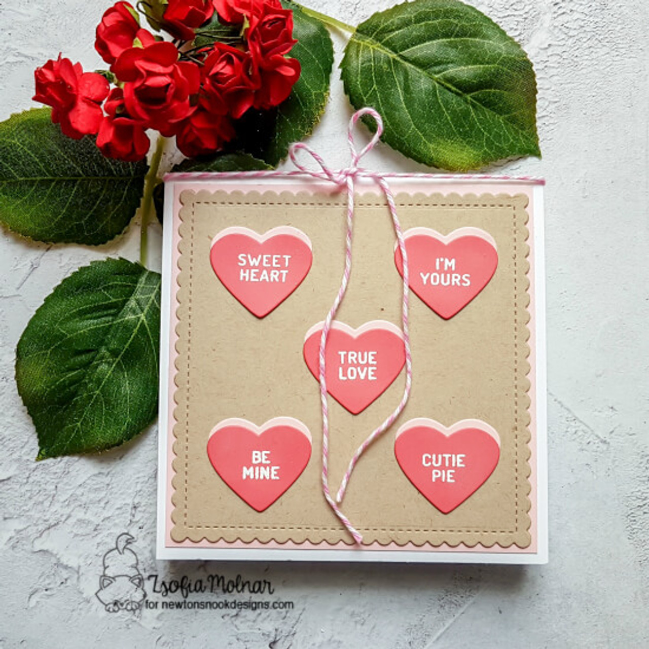 Valentine Hearts Stamp Set