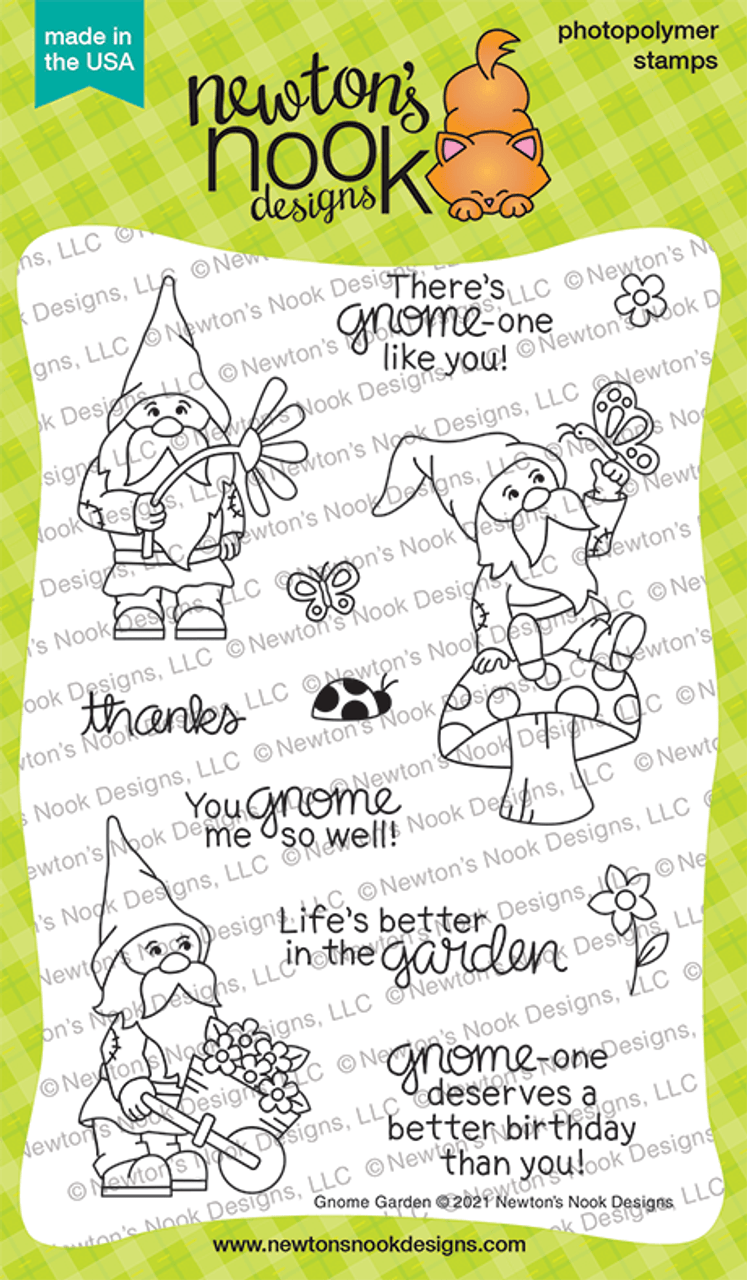 Gnome and Mushroom Stamp Kit