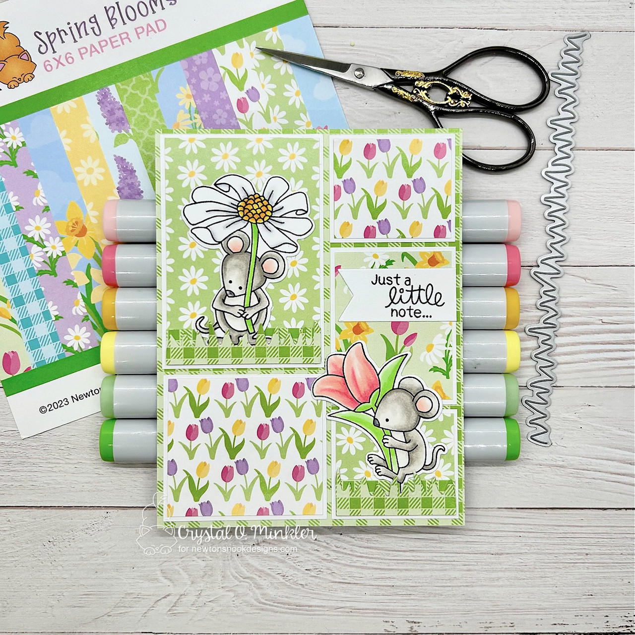 Spring Blooms Paper Pad - Newton's Nook Designs