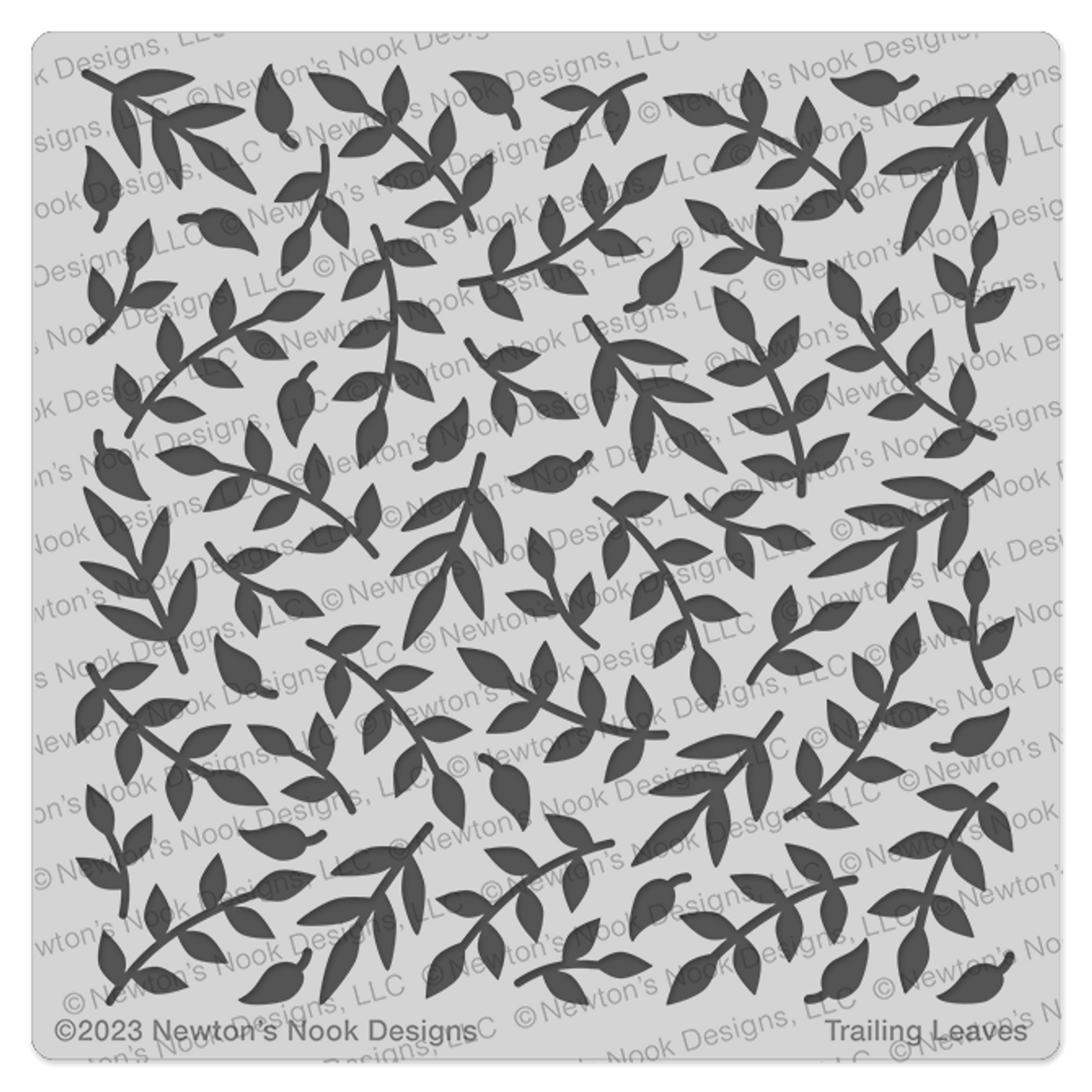 Trailing Leaves Stencil