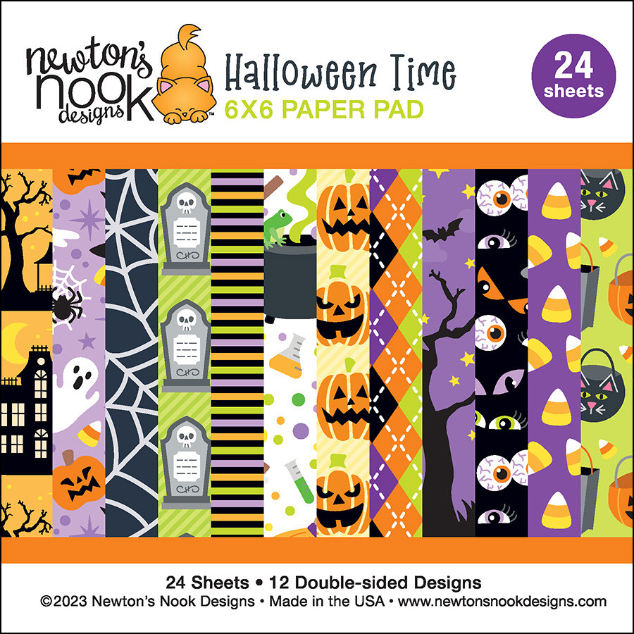Halloween Time Paper Pad - Newton's Nook Designs