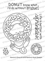 Newton's Donut Stamp Set ©2018 Newton's Nook Designs