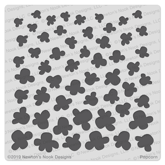 Popcorn Stencil - Newton’s Nook Designs
