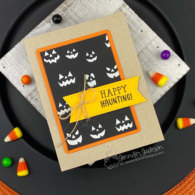 Jack-o'-lantern Stencil Set - Newton's Nook Designs