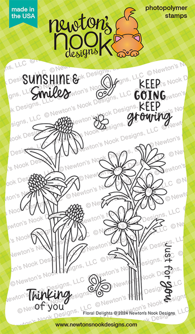 Floral Delights Stamp Set ©2024 Newton's Nook Designs